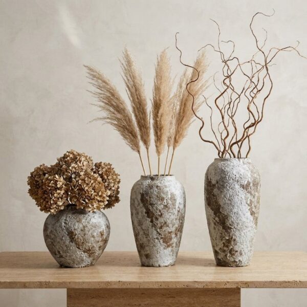 Ceramic Rustic Circular Vases